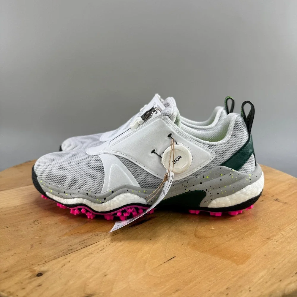 Adidas CodeChaos BOA 25 Women's Size 6.5 Golf Shoes IG8751 White‎ Green Pink NEW